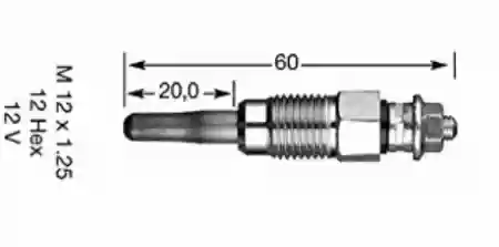 Grejač motora 1.6 D/TD 81-90 Borg, N10213001-02, 501032